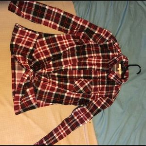 Crossed front flannel